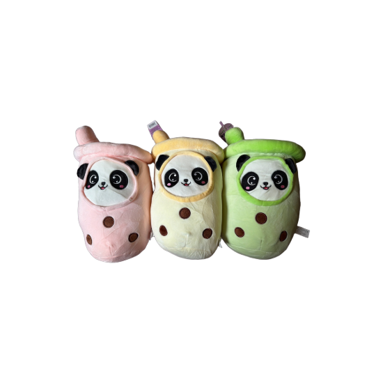 Bubble Tea Kissen mit Panda-Motiv – Hauptbild