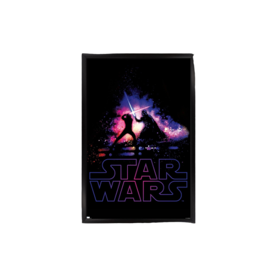 Star Wars Poster im schwarzen Rahmen - Duel – Hauptbild