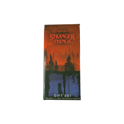 Stranger Things Geschenkset - Tasse, Schlüsselanhänger & Untersetzer – Produktbild 3