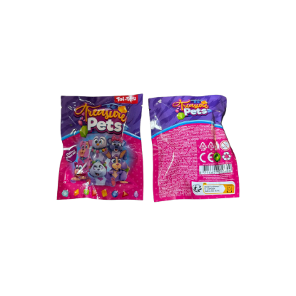 Toi-Toys Treasure Pets Überraschungstüte – Rückseite und Produktinformationen